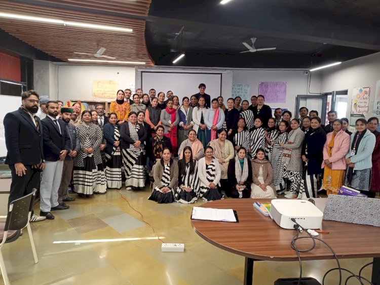 अरिहंत इंटरनेशनल विद्यालय, नाहन में कला एकीकरण पर एकदिवसीय क्षमता संवर्धन कार्यक्रम सम्पन्न