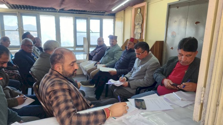 भाजपा राष्ट्रीय अध्यक्ष जगत प्रकाश नड्डा के शिमला दौरे को लेकर प्रदेश अध्यक्ष डॉ. राजीव बिंदल एक्शन मोड में