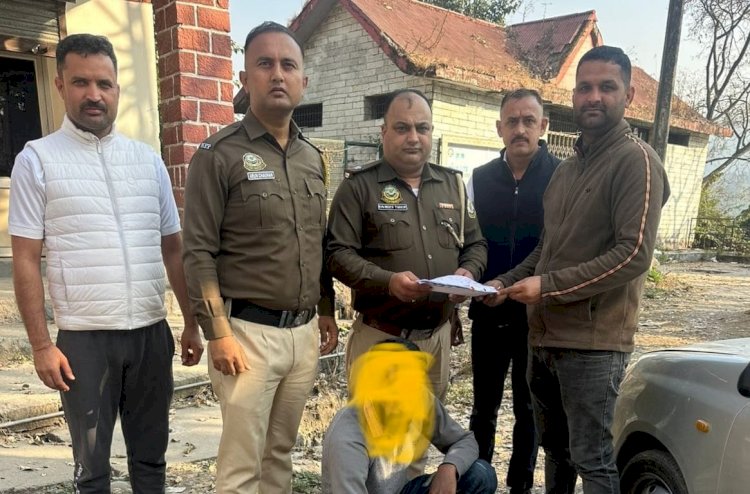 नाहन: 02.18 ग्राम चिट्टा पकड़ा, गोविंद घाट नाके पर धरा आरोपी..