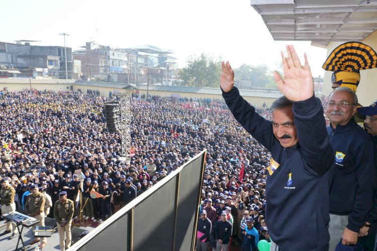 मुख्यमंत्री ने हमीरपुर में आयोजित एंटी-चिट्टा अवेयरनेस वॉकथॉन का नेतृत्व किया