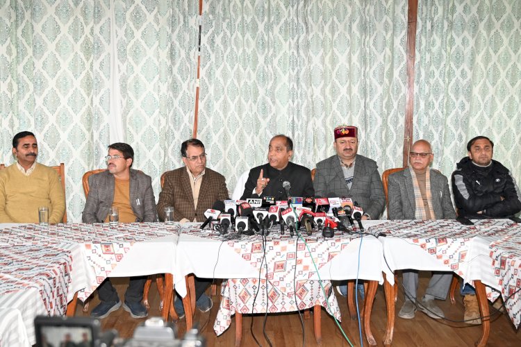 मुख्यमंत्री जिस राह पर चल रहे हैं न वह काम अच्छा और न उसका अंजाम अच्छा : जयराम ठाकुर