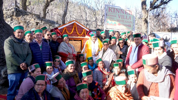 राजस्व मंत्री ने किन्नौर के कल्पा में जल आपूर्ति योजना का लोकार्पण और बोक्टू कूहल के नवीनीकरण कार्य का शिलान्यास किया