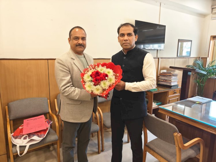 नरदेव सिंह कंवर ने नई दिल्ली में संयुक्त सचिव से भेंट की
