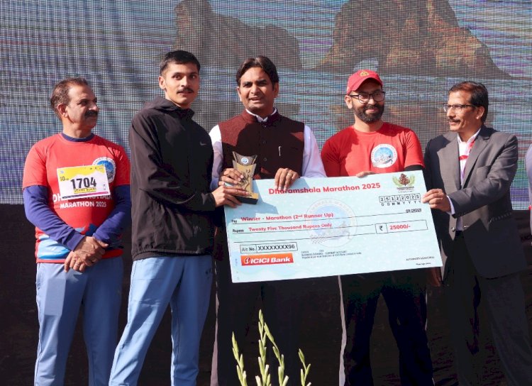 धर्मशाला मैराथन के माध्यम से खेल पर्यटन के मानचित्र पर बनेगा विशेष स्थान : हेमराज बैरवा