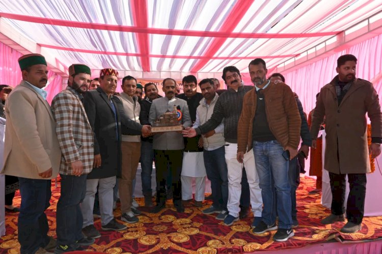 चौपाल में लगभग 2 करोड़ की विकासात्मक परियोजनाओं का लोकार्पण