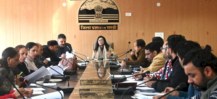 बाल विकास परियोजना मंडी सदर की खण्ड स्तरीय अनुश्रवण समिति की बैठक आयोजित