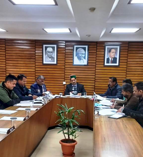 सुखाहार मध्यम सिंचाई तथा फिन्ना सिंह सिंचाई योजना को शीघ्र पूरा करने के दिए निर्देश: केवल सिंह पठानिया