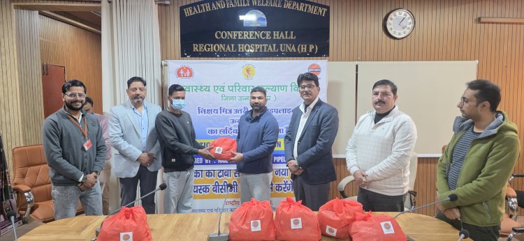 इंडियन ऑयल उत्तरी क्षेत्र पाइपलाइन्स ऊना की पहल, टीबी मरीजों के लिए पोषण सहायता