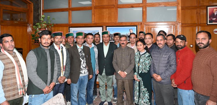 पांगी क्षेत्र के प्रतिनिधिमंडल ने मुख्यमंत्री से भेंट की