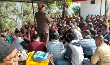 नाहन : कांग्रेस सरकार में नाहन विधानसभा क्षेत्र में विकास का सूरज डूब गया-डॉ. बिंदल