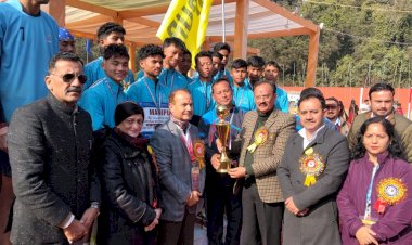 नाहन : उद्योग मंत्री ने राष्ट्रीय अंडर-14 वॉलीबॉल चैंपियनशिप के समापन समारोह की अध्यक्षता की