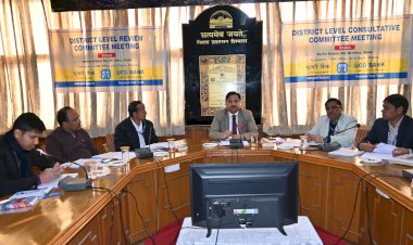 जिला में एनपीए हो चुके खातों की संख्या कम करने की दिशा में कार्य करें बैंक - उपायुक्त