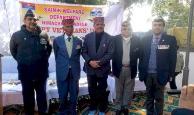 वैटरन्स डे पर कैप्टन रणजीत सिंह ने किया वयोवृद्ध भूतपूर्व सैनिकों का सम्मान