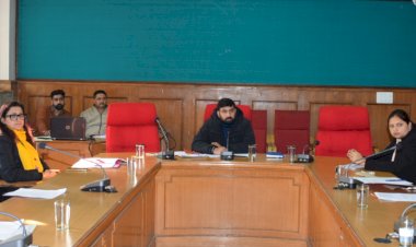 ज़िला स्तरीय शिकायत निवारण समिति बैठक की तैयारियों को लेकर समीक्षा बैठक आयोजित