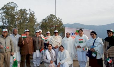 ब्रह्माकुमारी केंद्र में धूमधाम से मनाया गया  गणतंत्र दिवस