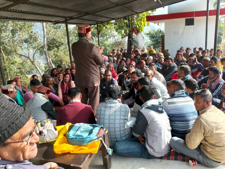 नाहन : कांग्रेस सरकार में नाहन विधानसभा क्षेत्र में विकास का सूरज डूब गया-डॉ. बिंदल