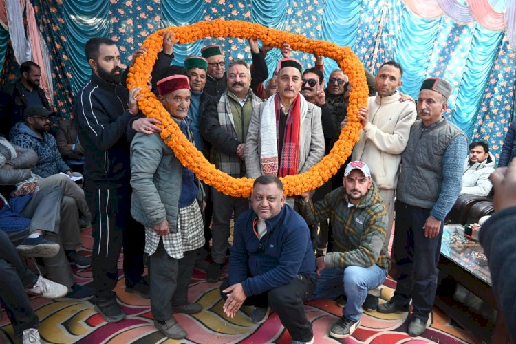 शिक्षा मंत्री ने 1.50 करोड़ से निर्मित जालठ(1) से जालठ (2) सम्पर्क मार्ग का किया लोकार्पण