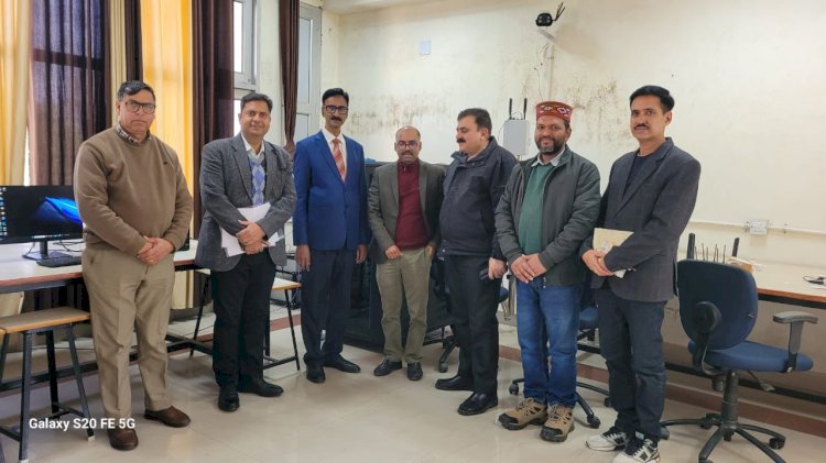 एनआईटी हमीरपुर में 5G यूज़ केस लैब का डीओटी के अपर डीजीटी ने किया निरीक्षण