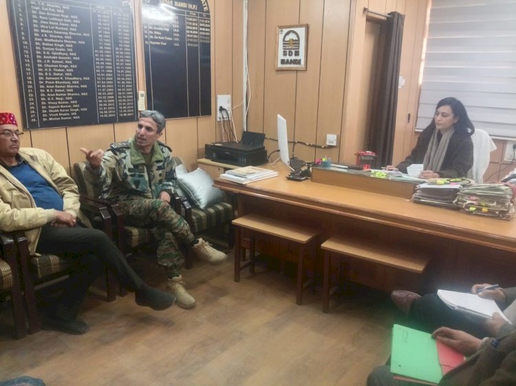 मंडी-पठानकोट फोरलेन से जुड़ी लंबित शिकायतों पर एक सप्ताह में एटीआर देने के निर्देश