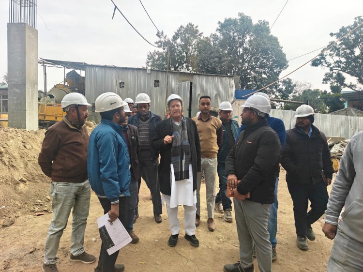 कृषि मंत्री चंद्र कुमार ने ढगवार मिल्क प्रोसेसिंग प्लांट का किया निरीक्षण, शीघ्र निर्माण पूर्ण करने के दिए निर्देश