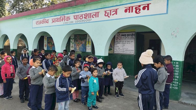 नाहन : मुख्यमंत्री बाल पौष्टिक आहार योजना : जिला सिरमौर में स्वस्थ भविष्य की नींव
