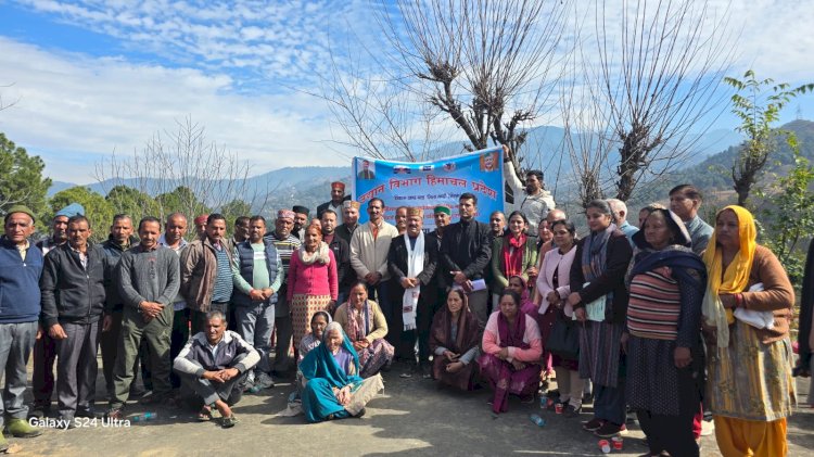 एचपी शिवा परियोजना के तहत तमरोह क्लस्टर में पौधारोपण अभियान एवं प्रशिक्षण शिविर का आयोजन