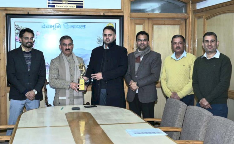 मुख्यमंत्री ने डीडीटीएंडजी को राष्ट्रीय स्तर पर सम्मानित किए जाने पर दी शुभकामनाएं