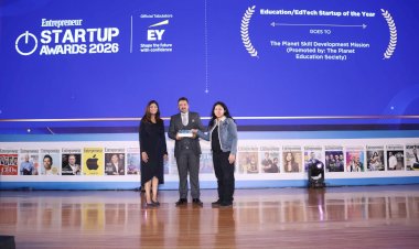 नाहन: सिरमौर के द प्लेनेट मिशन ने झटका स्टार्टअप ऑफ द ईयर का अवॉर्ड...