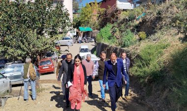 डीसी गंधर्वा राठौड़ ने भोरंज में लिया विभिन्न विकास कार्यों का जायजा