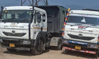 नाहन: सिरमौर पुलिस की अवैध खनन पर बड़ा एक्शन,39 चालान काटे, वाहन जब्त किए....    सिरमौर पुलिस ने जिले में अवैध खनन के खिलाफ बड़ी कारवाई करत्ते हुए 31 ट्रैक्टरों, 07  टिप्परों व एक पिकअप को Mining Act के जब्त करके  चालान काटे गए।  एसपी सिरमौर एनएस नेगी ने बताया कि इन वाहनों को जिले के विभिन्न क्षेत्रों में अवैध खनन गतिविधियों में शामिल पाया गया था।  एसपी ने बताया कि जब्त वाहनों के खिलाफ अगली कारवाई के इन  चालानों अदालत में पेश किया गया है।