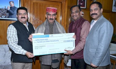 ग्रामीण बैंक द्वारा मुख्यमंत्री आपदा राहत कोष में योगदान