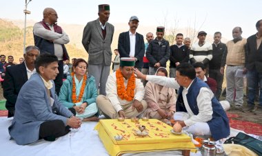 जगत सिंह नेगी ने बागथन में 1 करोड़ 25 लाख से बनने वाले जैव नियंत्रण प्रयोगशाला का किया शिलान्यास