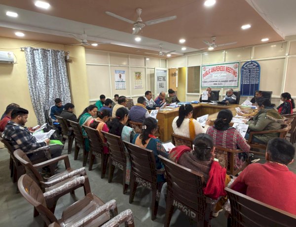गगरेट में सुनियोजित विकास और अवैध निर्माण रोकथाम पर जन-जागरूकता शिविर आयोजित