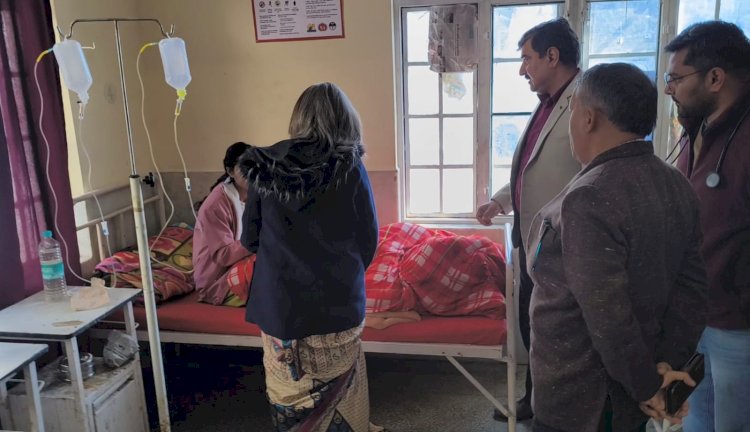 एसडीएम ने की पीलिया की रोकथाम से संबंधित उपायों की समीक्षा, स्कूलों का किया निरीक्षण