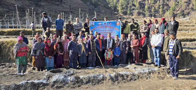 चौहार घाटी के धमच्याण और बड़ी बजगाण क्लस्टर में पौधारोपण अभियान एवं प्रशिक्षण शिविर का आयोजन