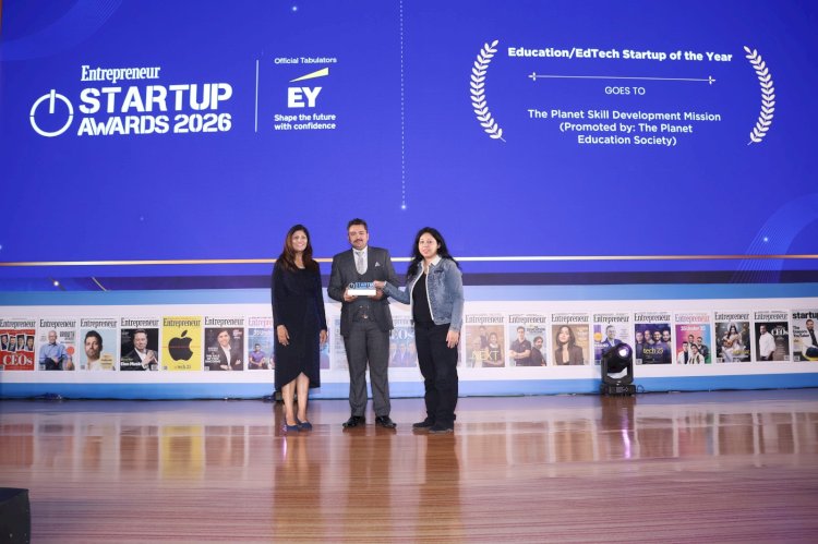 नाहन: सिरमौर के द प्लेनेट मिशन ने झटका स्टार्टअप ऑफ द ईयर का अवॉर्ड...