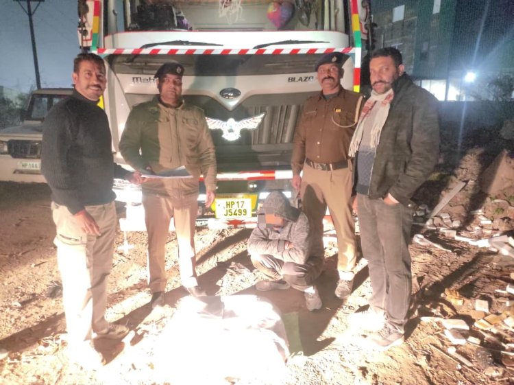 नाहन: 6 किलोग्राम  चुरा पोस्त पकड़ा, कालाअम्ब में ट्रक चालक धरा..