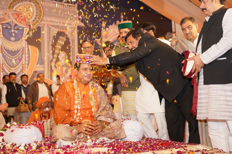 उपमुख्यमंत्री ने डेरा बाबा श्री रुद्रानंद आश्रम में नवाया शीश