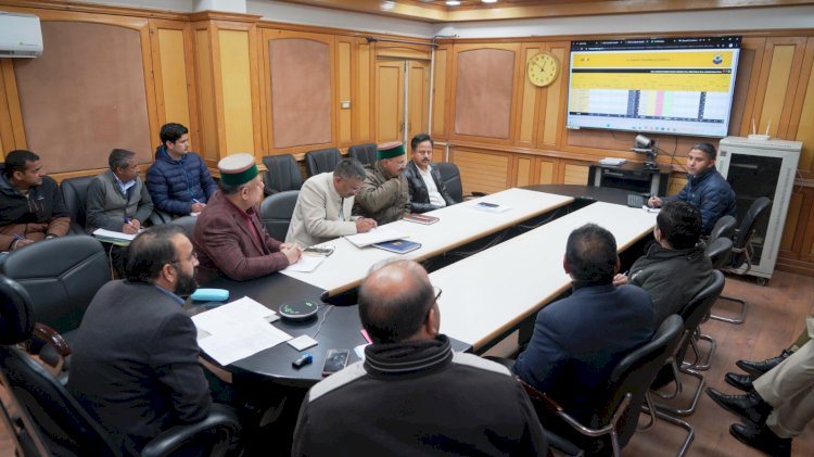 किन्नौर जिला में सड़क सुरक्षा समिति की बैठक आयोजित