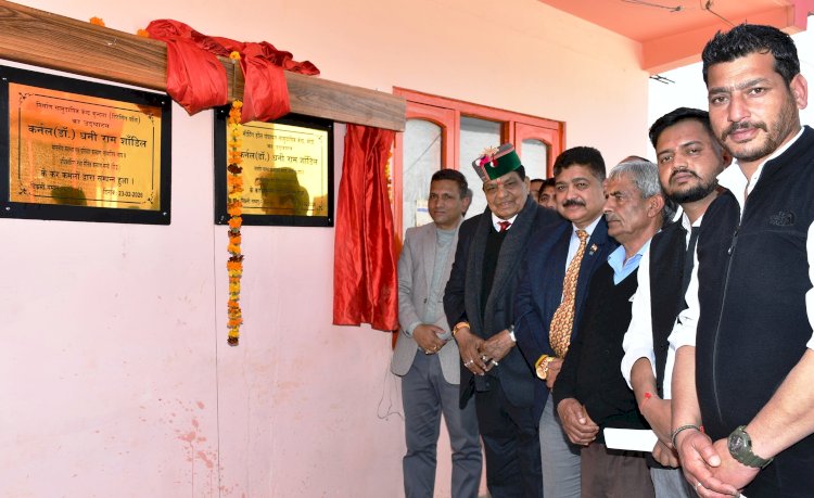 प्रदेश सरकार स्वास्थ्य सेवाओं के सुदृढ़ीकरण के लिए निरंतर प्रयासरत -डॉ. शांडिल