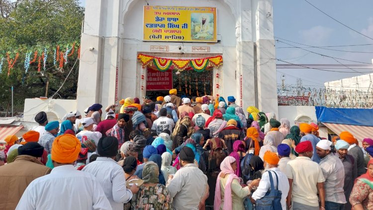 डेरा बाबा बड़भाग सिंह मैड़ी में होली मेले का भव्य शुभारंभ, 6 मार्च तक चलेगा आयोजन