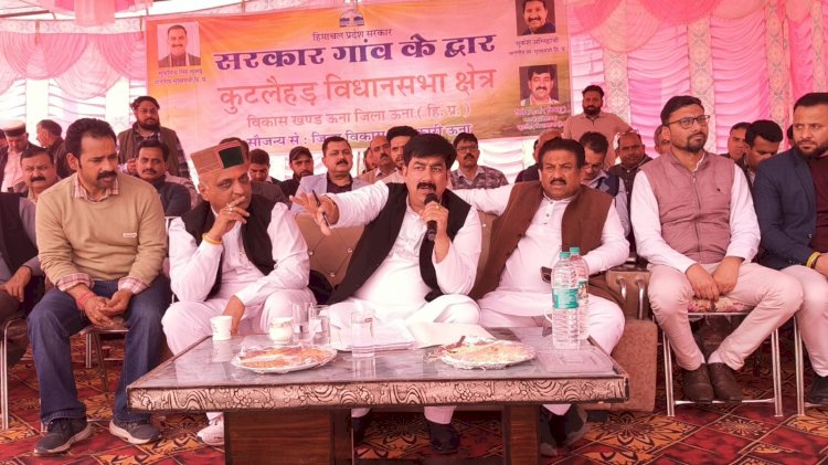 आत्मनिर्भर हिमाचल के लक्ष्य के साथ आगे बढ़ रही है सुक्खू सरकार : विवेक शर्मा