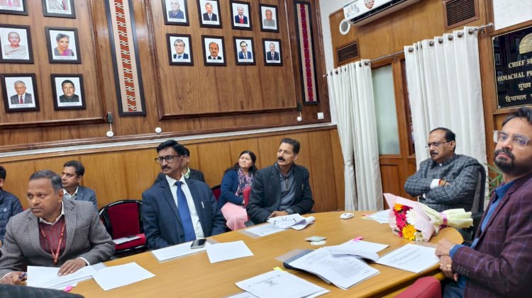 मुख्य सचिव की अध्यक्षता में हुई राज्य ब्रॉडबैंड समिति की बैठक