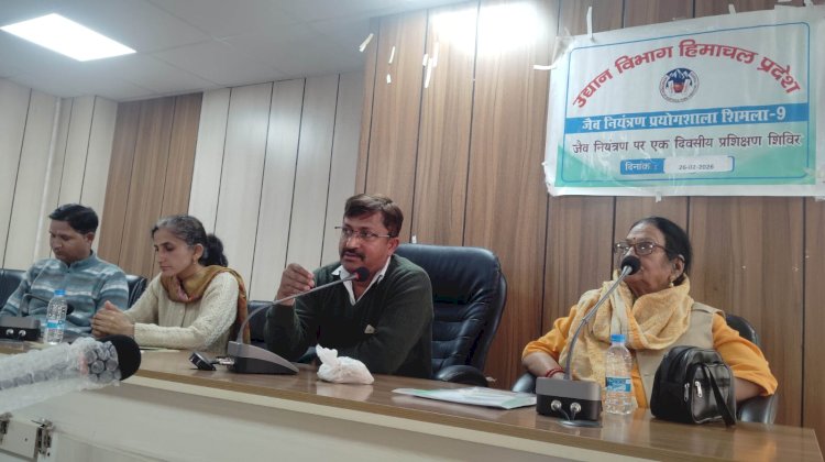 बंगाणा में जैव नियंत्रण विषय पर जागरूकता शिविर आयोजित, बागवानों को दी आधुनिक तकनीकों की जानकारी