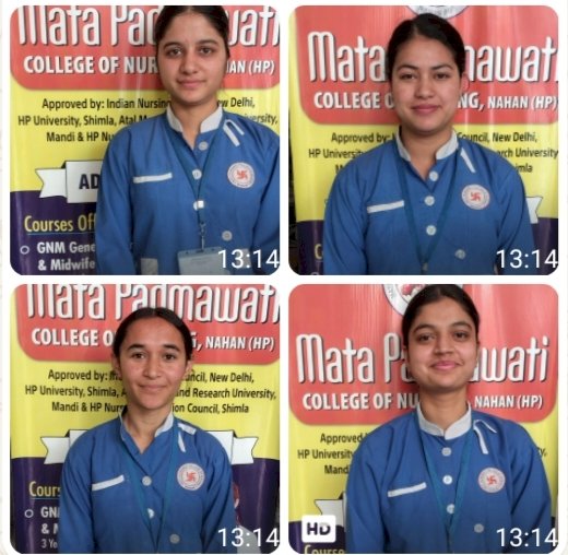 नाहन: माता पद्मावती कॉलेज की छात्राओं ने बीएससी नर्सिंग के नतीजों में मनवाया लोहा....