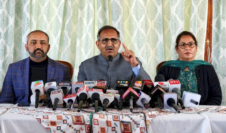 मुख्यमंत्री कार्यालय की भूमिका की हो निष्पक्ष जांच, एआई समिट प्रकरण के सूत्रधार स्वयं मुख्यमंत्री” : रणधीर शर्मा