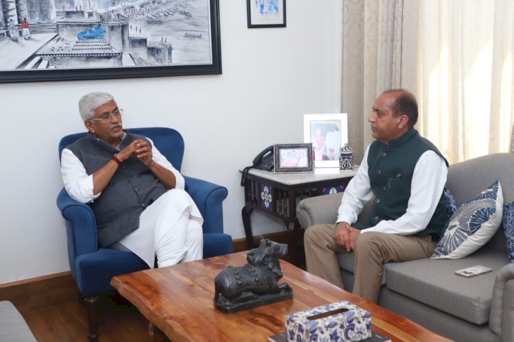 पूर्व मुख्यमंत्री जयराम ठाकुर ने दिल्ली में अमित शाह और गजेंद्र शेखावत से की महत्वपूर्ण भेंट