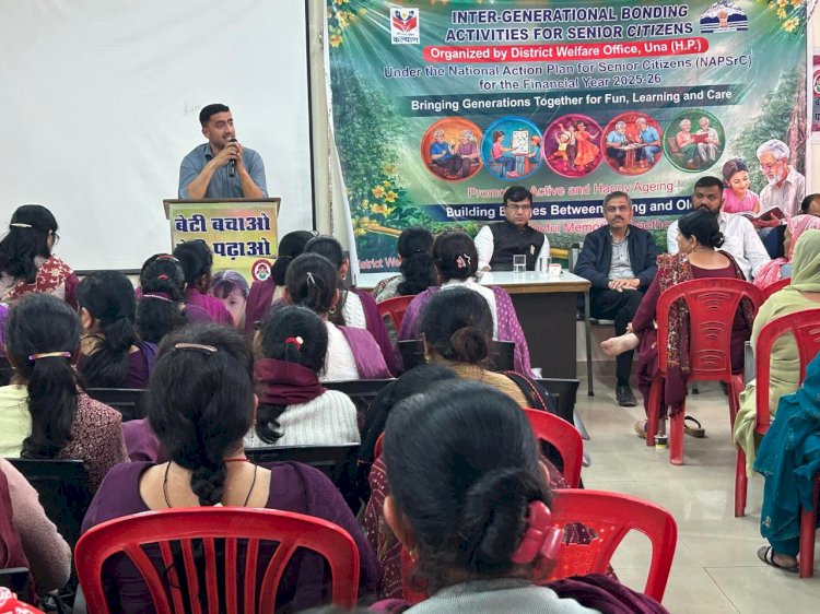 अम्ब में एक दिवसीय इंटरजेनरेशनल बॉन्डिंग कार्यक्रम आयोजित