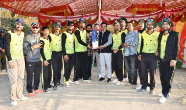 युवाओं को नशे से दूर रखने के लिए खेल बेहतरीन विकल्प - संजय अवस्थी