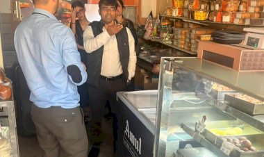 होली के मद्देनजर जिला प्रशासन सतर्क, बिलासपुर में दुकानों पर किया औचक निरीक्षण